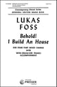 Behold I Build an House SATB choral sheet music cover